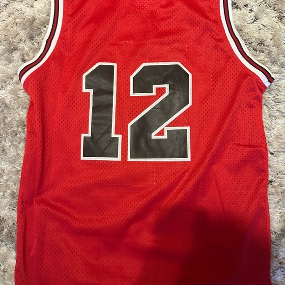 Men's Chicago Bulls Michael Jordan Mitchell & Ness Scarlet 1989-90 - Picture 3 of 4
